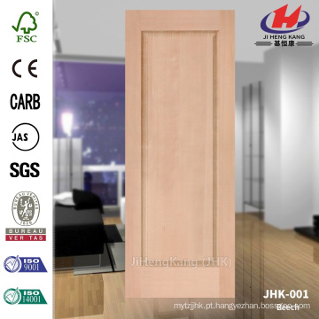 (JHK-001) Natural Molded HDF Beech Door Painel Fabricação